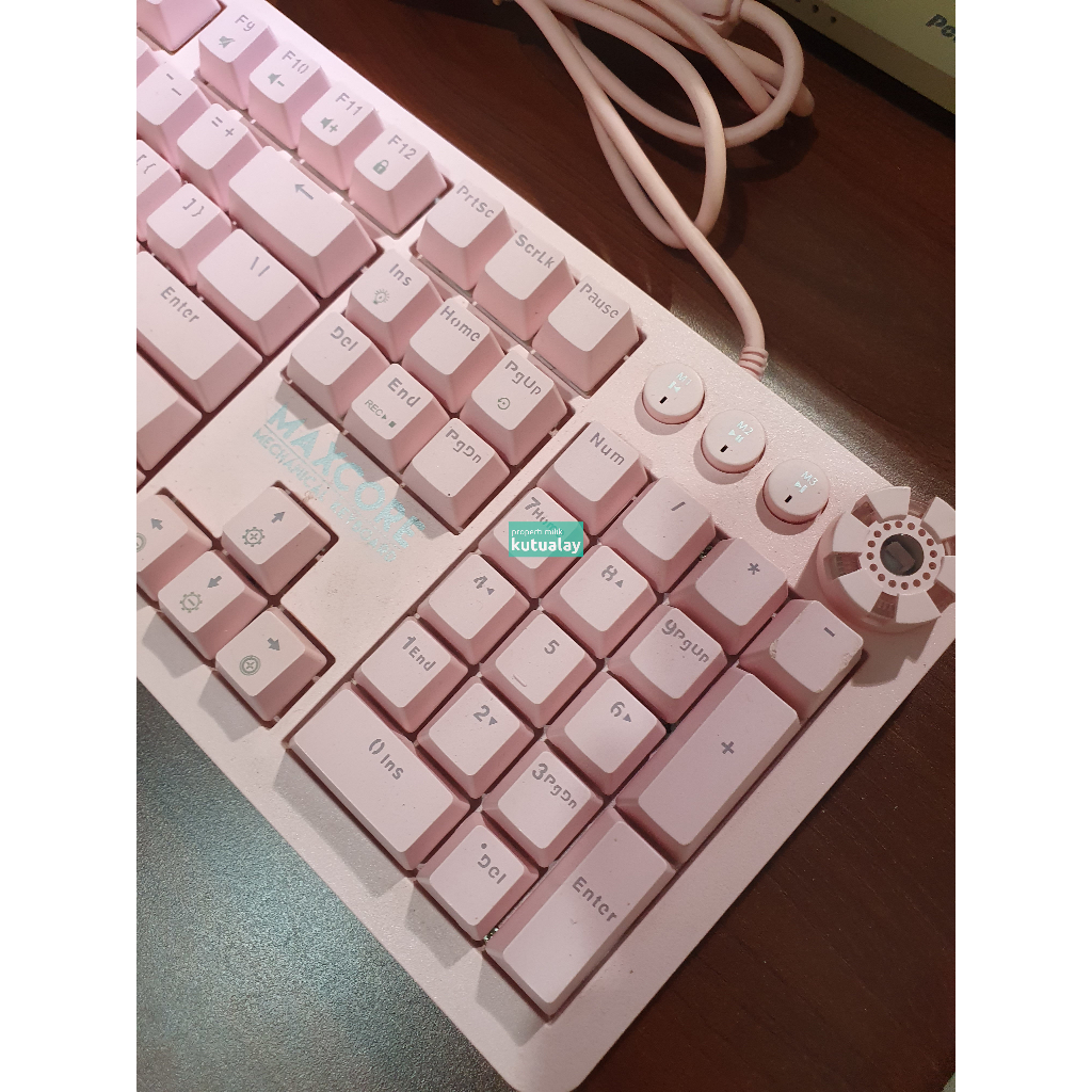 Keyboard Mechanical Fantech Maxcore MK852 Sakura Gaming Keyboard Pink
