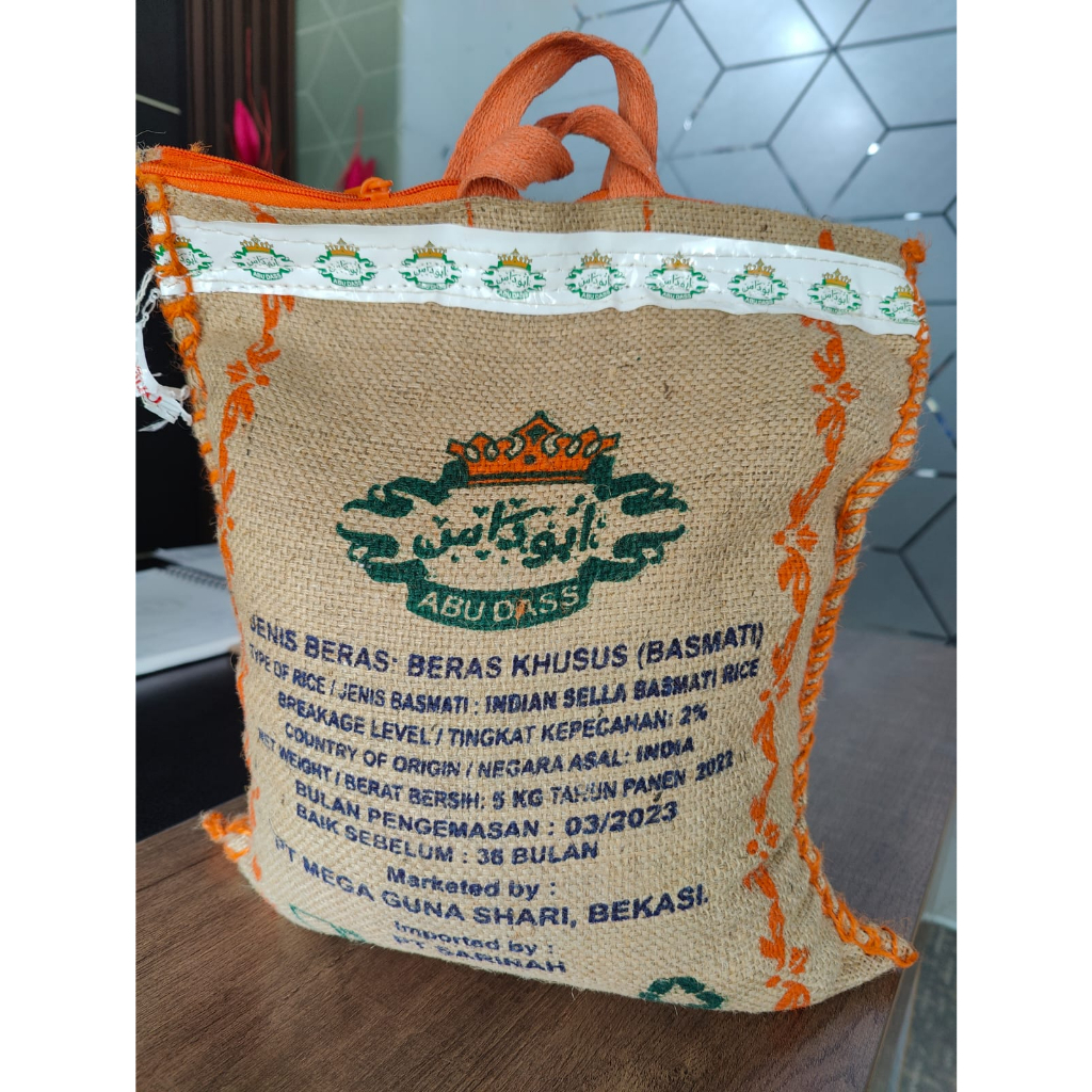 BASMATI 5KG/ BERAS ABUDAAS//NASI KEBULI