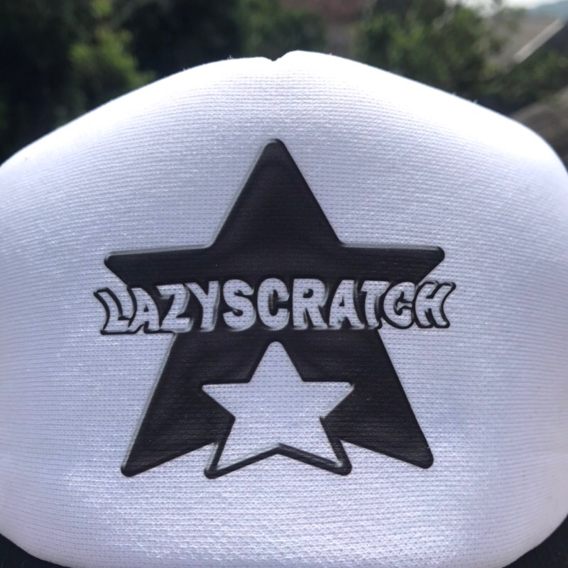 Topi Jaring Lazyscratch - Lazyscratch Star Black And white