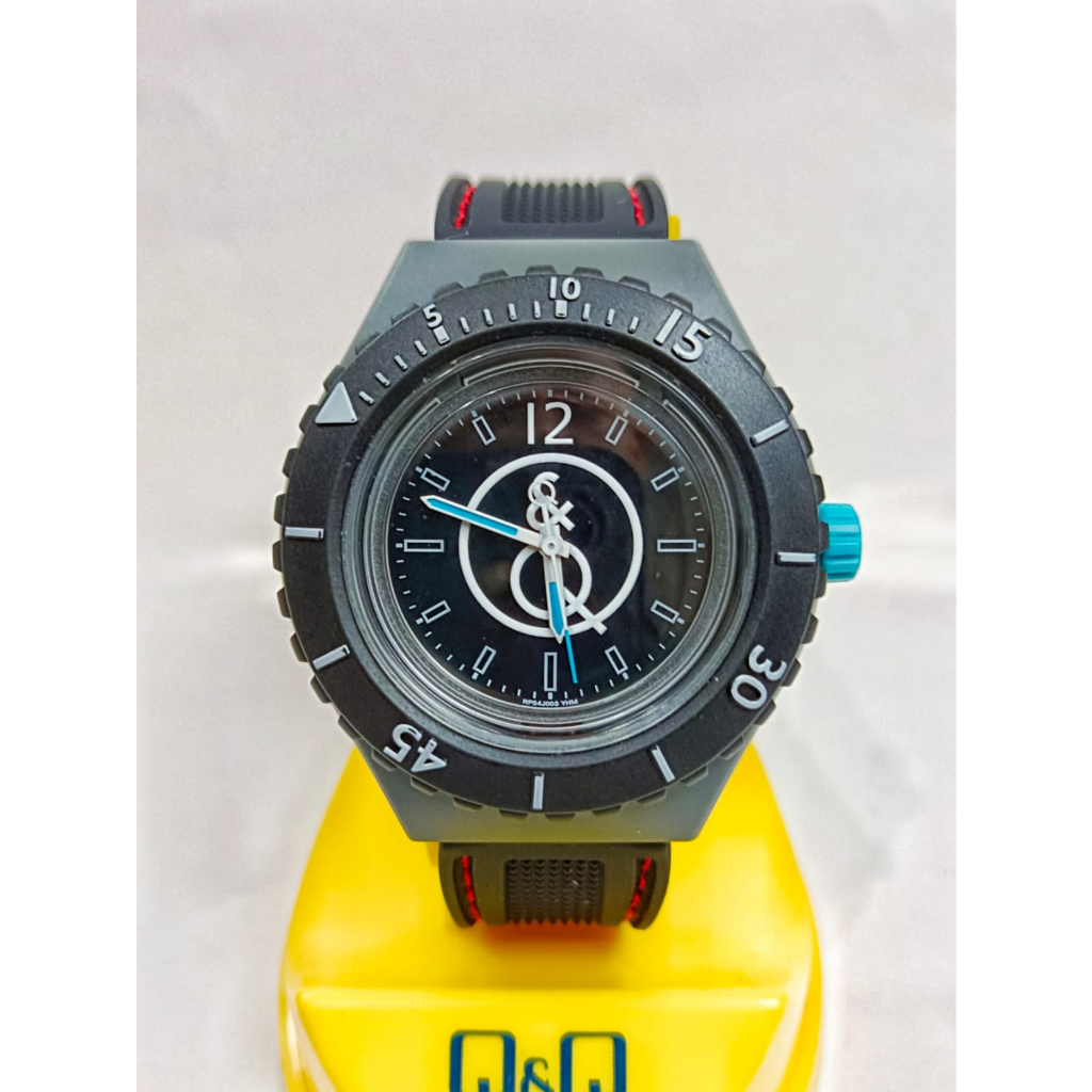 Jam Tangan Pria Smile Solar Sporty Analog Original Q&amp;Q QnQ QQ RP16