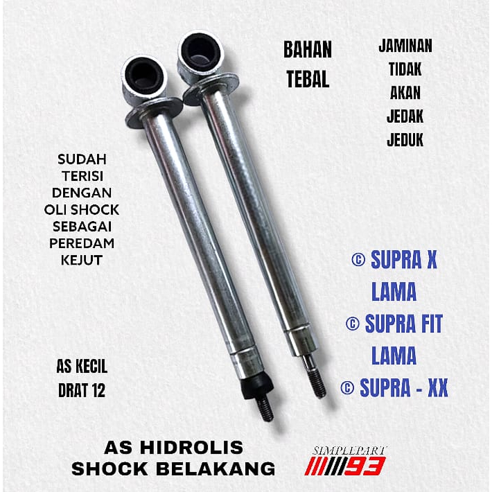 AS HIDROLIS SHOCK SHOK SKOK BELAKANG HONDA  - SUPRA X LAMA , SUPRA FIT LAMA , SUPRA - XX