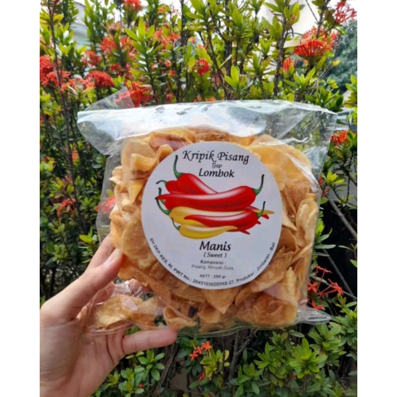 

Keripik Pisang Manis Tjap Lombok Oleh Oleh Khas Bali 250gram