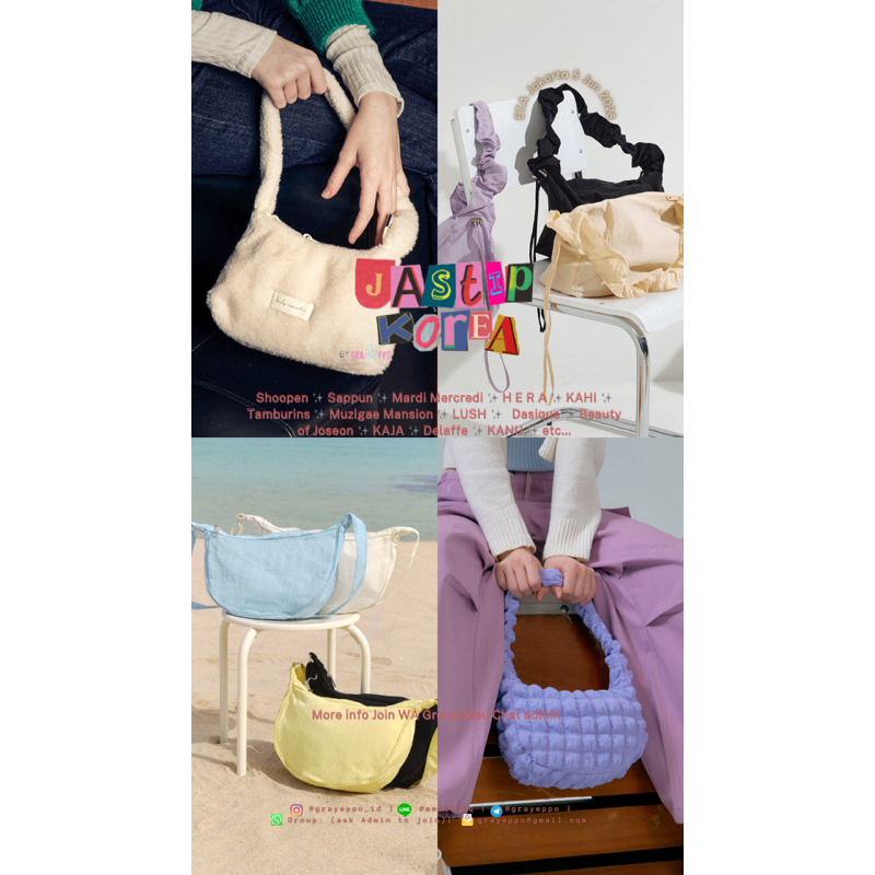 SHOOPEN KOREAN BAG - HOBO BAG - PO KOREA