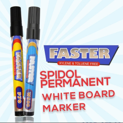 

Faster spidol whiteboard marker black
