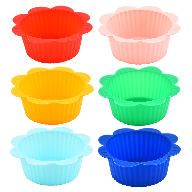 (snapcorner)Cetakan Muffin Silikon Kue Cup Cake Muffin Puding Cupcake Silicone Bento / Muffin Cupcake Baking Molds Silicone Cake Mold