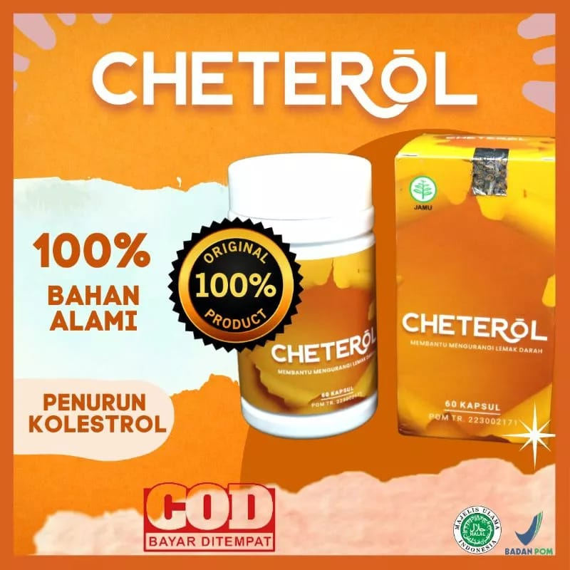 Cheterol Obat Herbal Paling Aman Untuk Kolesterol Hingga Menurunkan Hipertensi