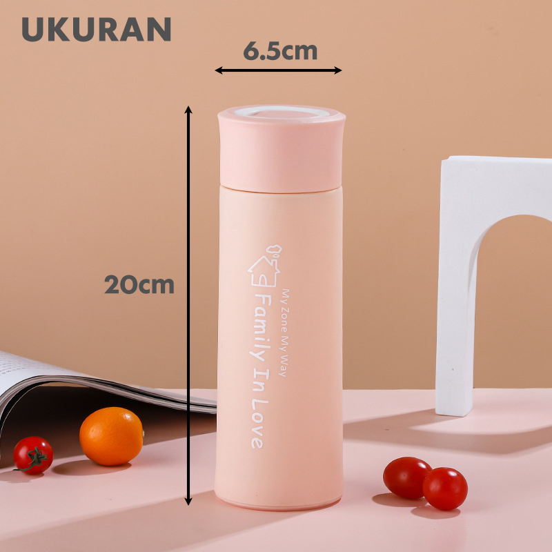 Botol Minum Kaca My Zone My Way 400 Ml I Tumblr Botol Minum Luxury I BPA Free