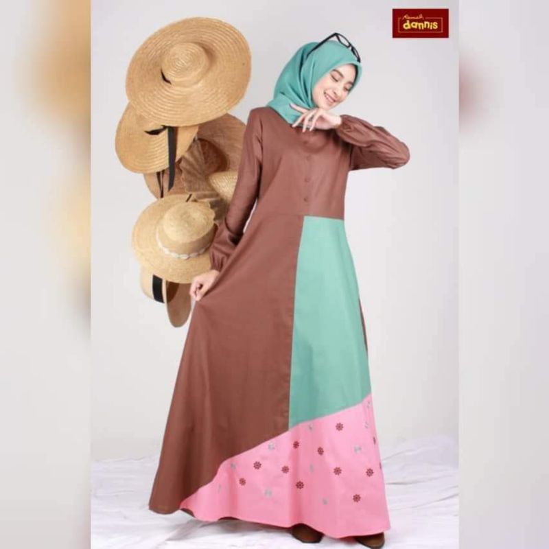 [ PROMO ] DANNIS ABAYA SIZE XL FREE MASKER