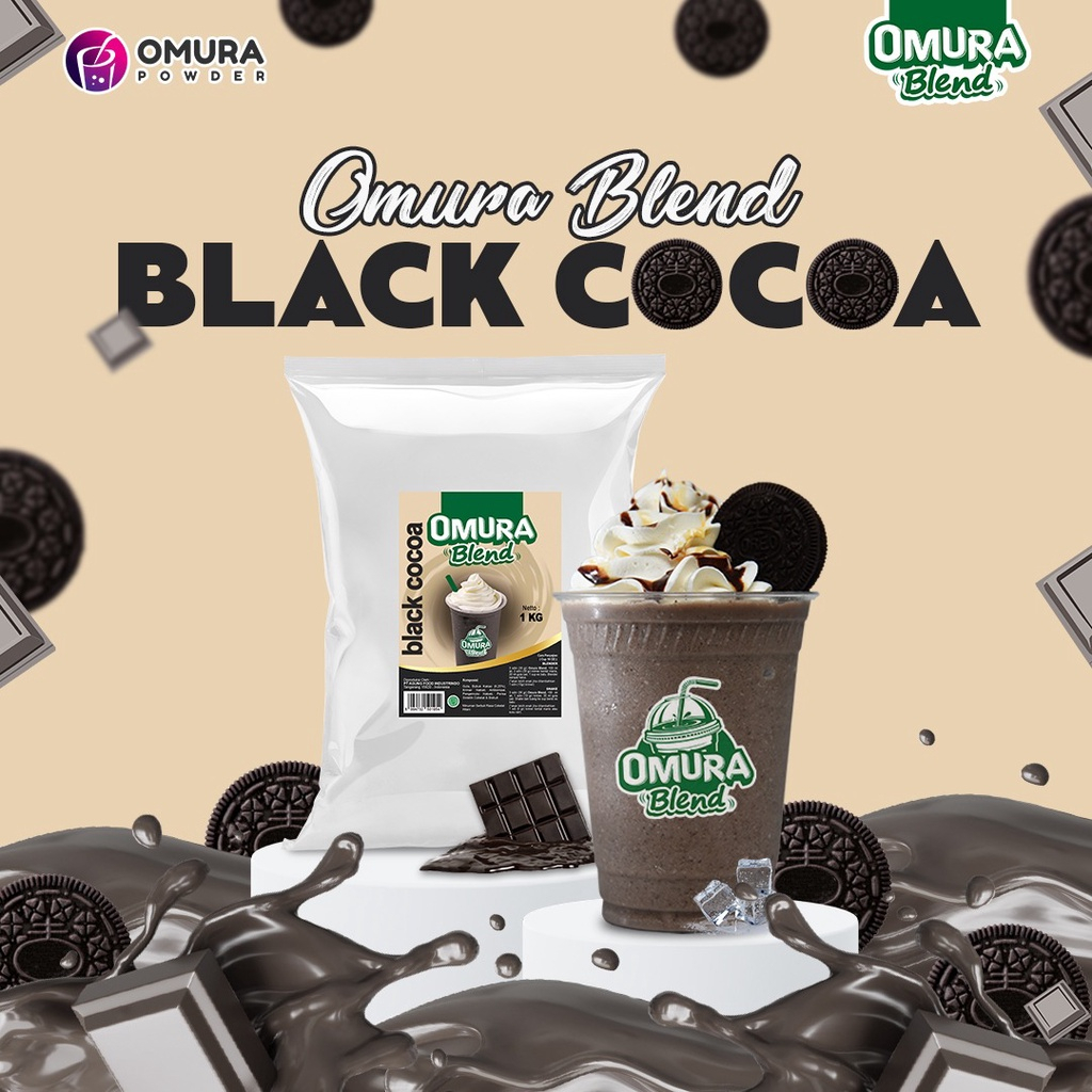 

BLEND Bubuk Minuman Premium Rasa Black Cocoa Mix Gula 1 Kg & 500 Gram Indonesia Powder