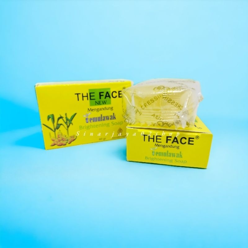 THE FACE Sabun Temulawak Brightening Soap Original Bpom 60grm