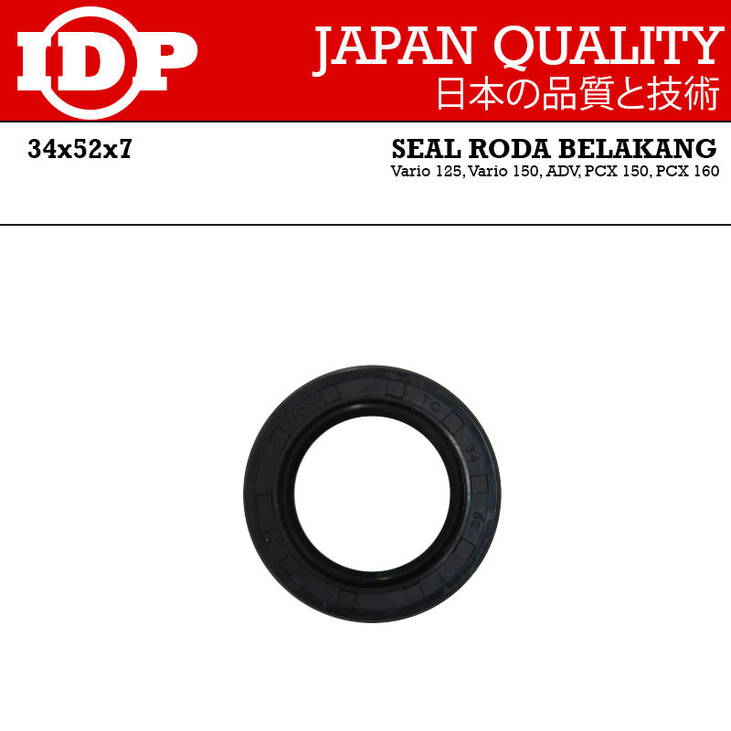 IDP Seal Sil Roda Belakang Vario 125 150 PCX 150 160 ADV