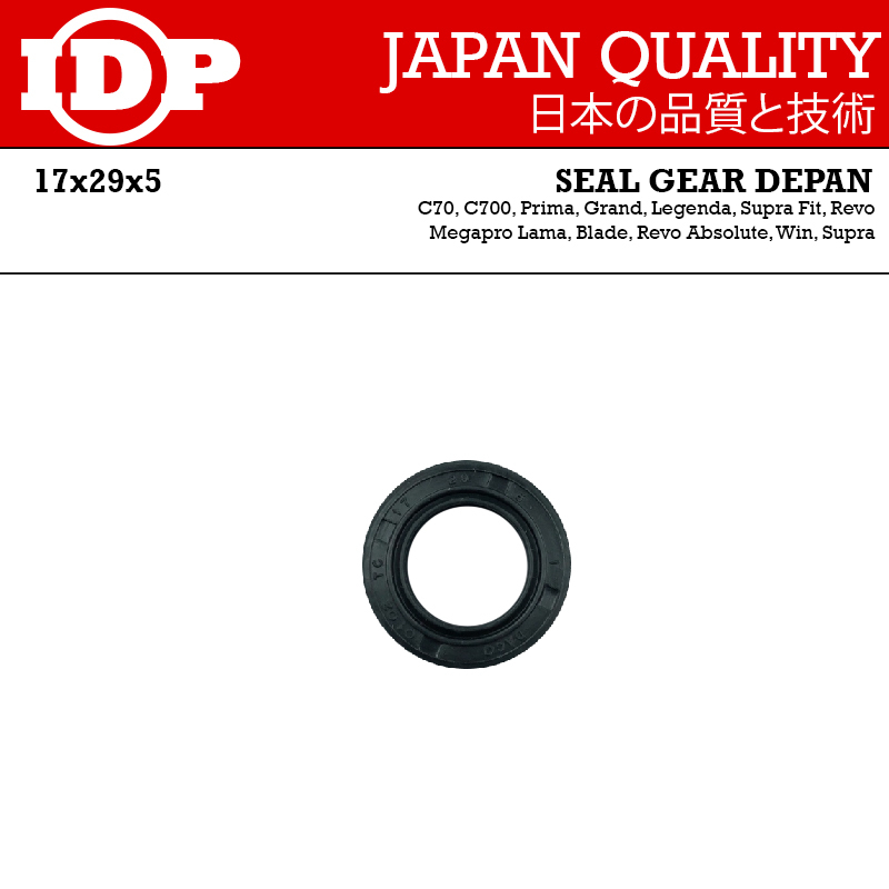 IDP Seal Sil Gear Depan Grand Supra Revo Abs