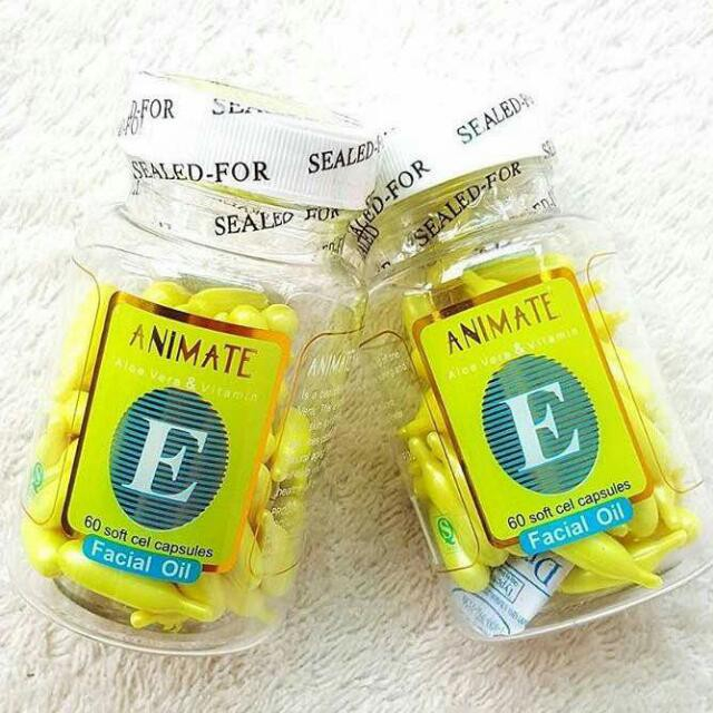 READY SERUM WAJAH ANIMATE SERUM / VITAMIN ANIMATE / VITAMIN E-60 KAPSUL | original