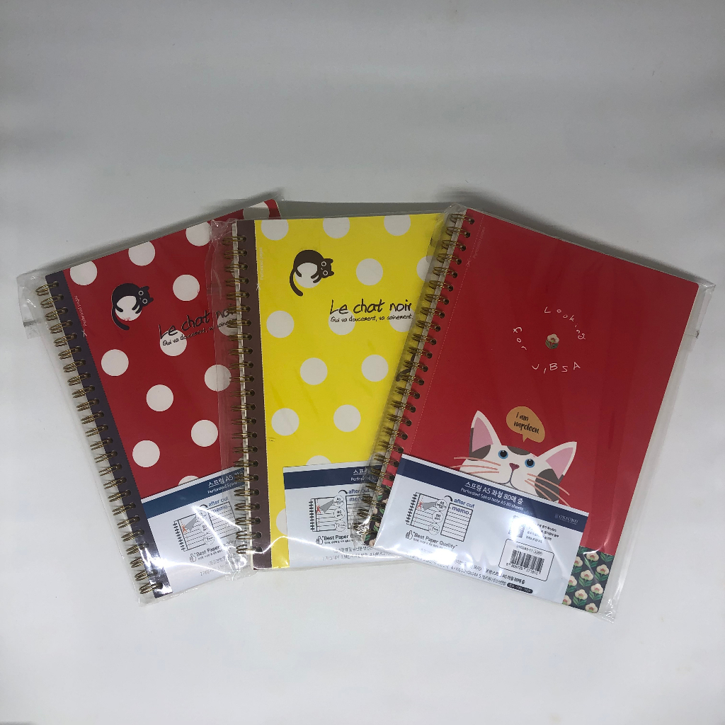 

Notebook Spiral A5 Ala Korea (Cat Edition)