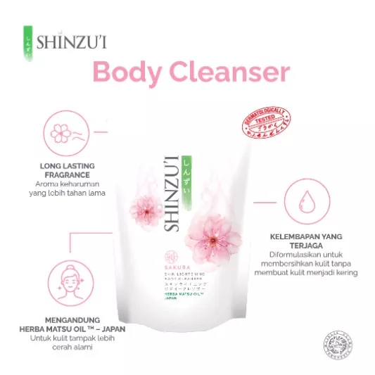 ❤ MEMEY ❤ SHINZUI Skin Lightening Body Cleanser | Sabun Mandi Cair