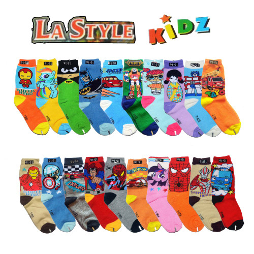 Kaos Kaki Anak Karakter Kartun Untuk PAUD, TK, dan SD (LA Style Kidz)