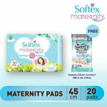 Softex maternity 45cm 20 / 10 pads / pembalut bersalin / pembalut nifas