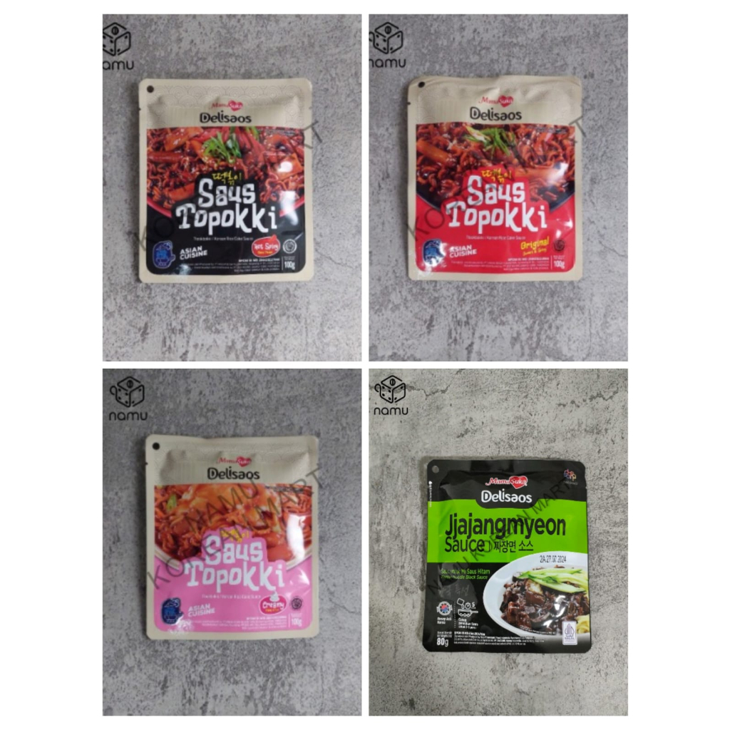 

Mamasuka Delisaos Saus Topokki Tteokbokki Hot Spicy 100gr Saus Tokpokki Pedas Halal