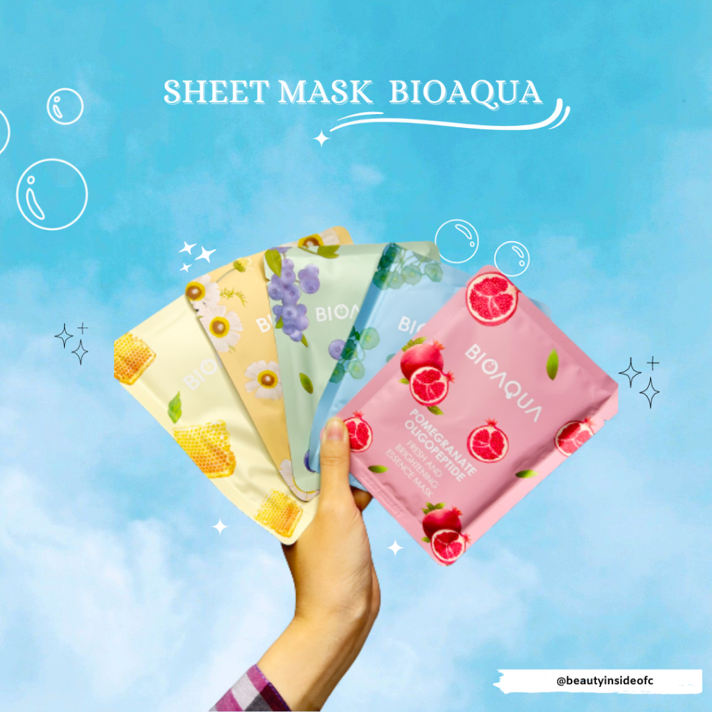BIOAQUA | BPOM | SHEET MASK | SHEET MASK BIOAQUA | MASKER BIOAQUA | SKINCARE | FACE MASK | MASKER | 