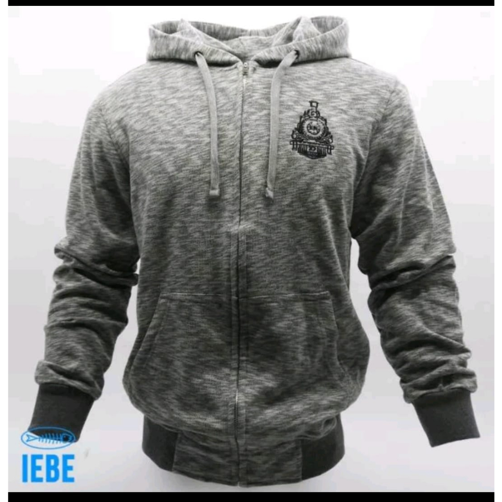 Jaket Hoodie IEBE Lengan Panjang C7AJ80