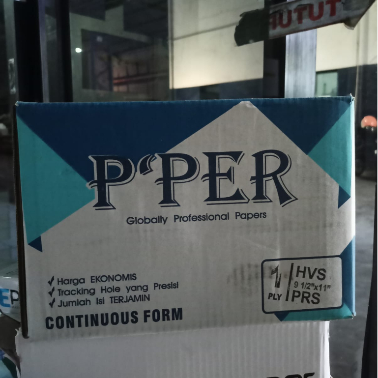 

Pe paper Continuous Form 9,5 X 11 PRS (bagi 2) 1ply
