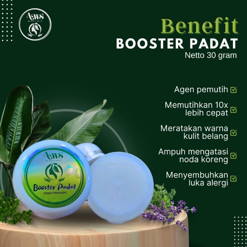 Boster Whitening Padat AWS beauty Skin