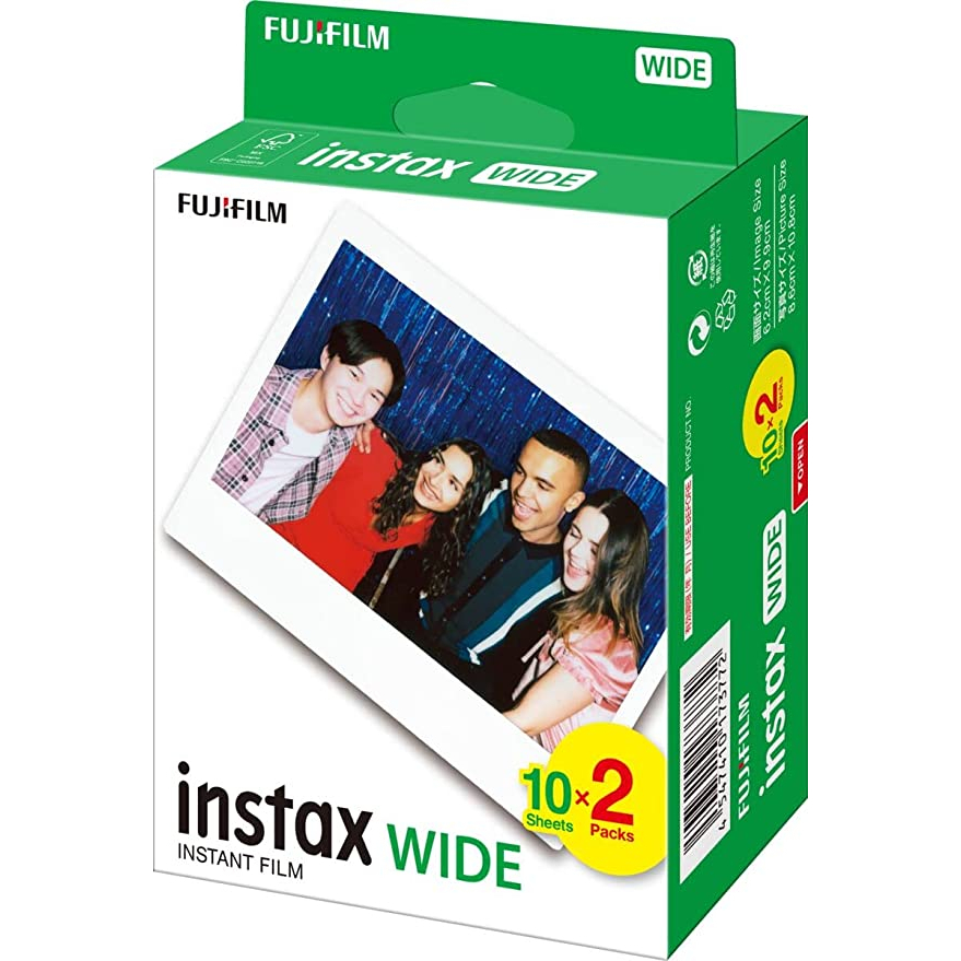 Fujifilm instax Wide Paper Instant Film 10x2 New Pack