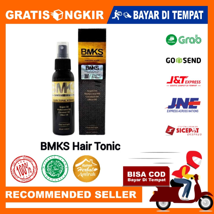 BMKS Hair Tonic Kemiri BPOM Minyak Penumbuh Rambut 100% Original 100ml