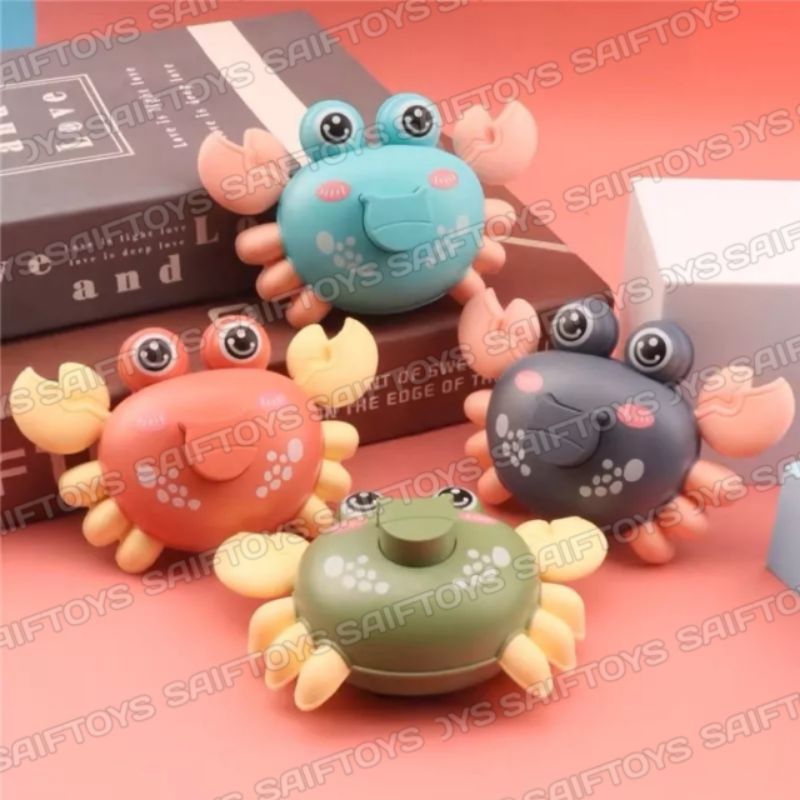 Mainan Anak Kepiting Jalan / Mainan Anak Crab Walk / Mainan Anak Kepiting Pencet