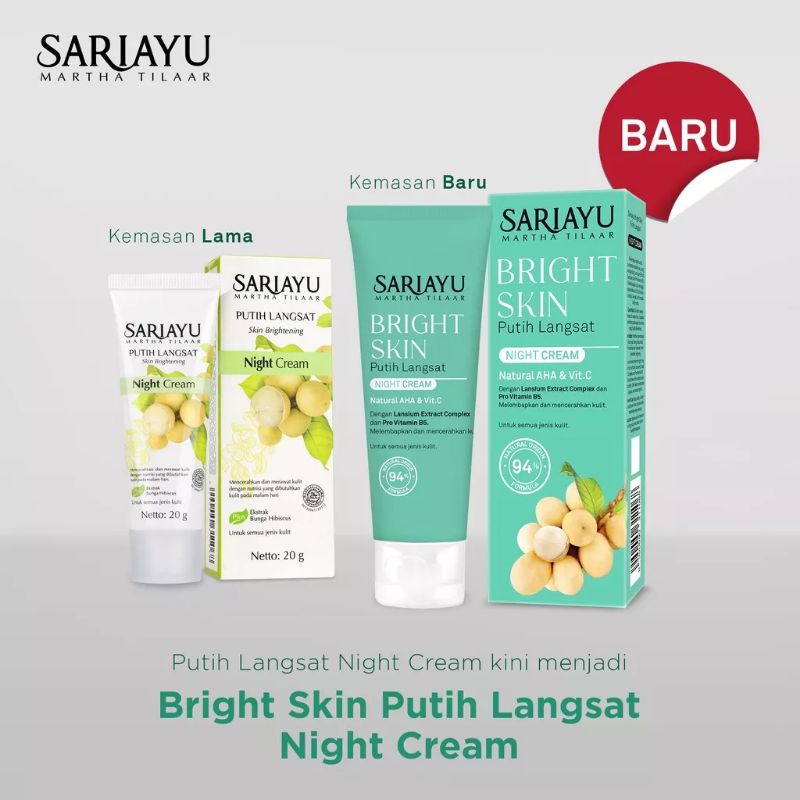 

SARI AYU PUTIH LANGSAT NIGHT CREAM