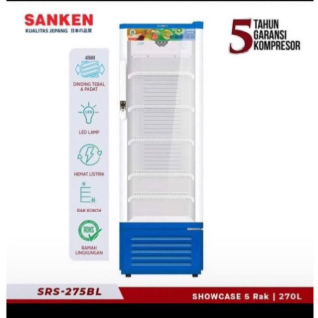 Sanken SRS 275bl showcase 270L