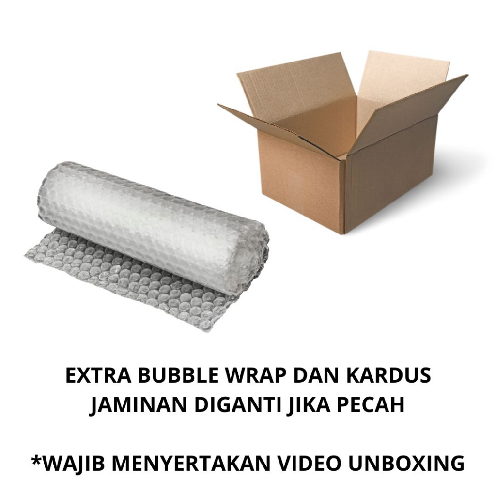 

EXTRA BUBBLE WRAP DAN KARDUS