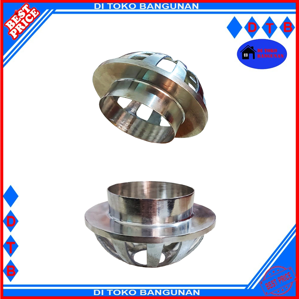 ROOF DRAIN 2- 21/2- 3- 4 INCH STAINLESS - SARINGAN ROOF DRAIN DAKAN