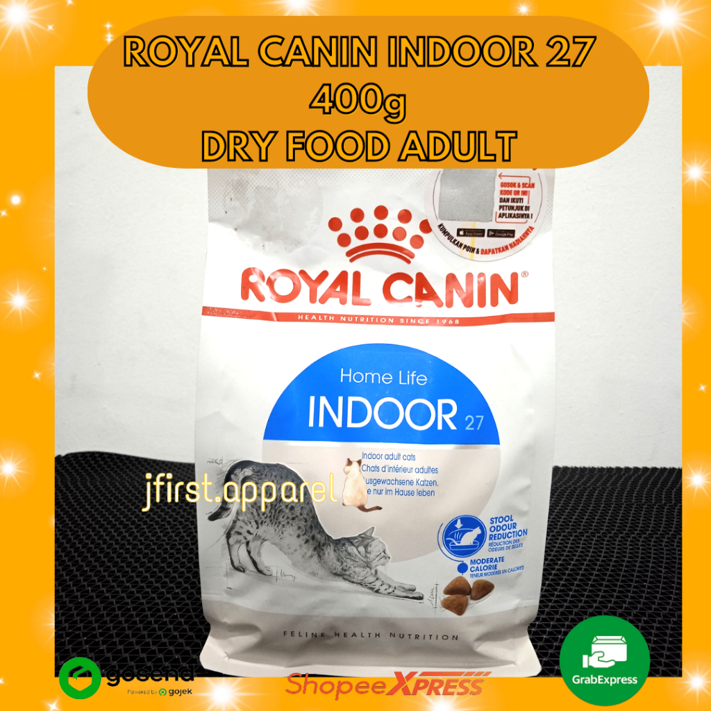 ROYAL CANIN INDOOR 27 400g | ROYAL CANIN MAKANAN KUCING DEWASA FRESHPACK 400g