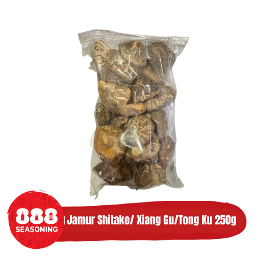 

JAMUR SHITAKE/ XIANG GU/ TONG KU KERING 250g
