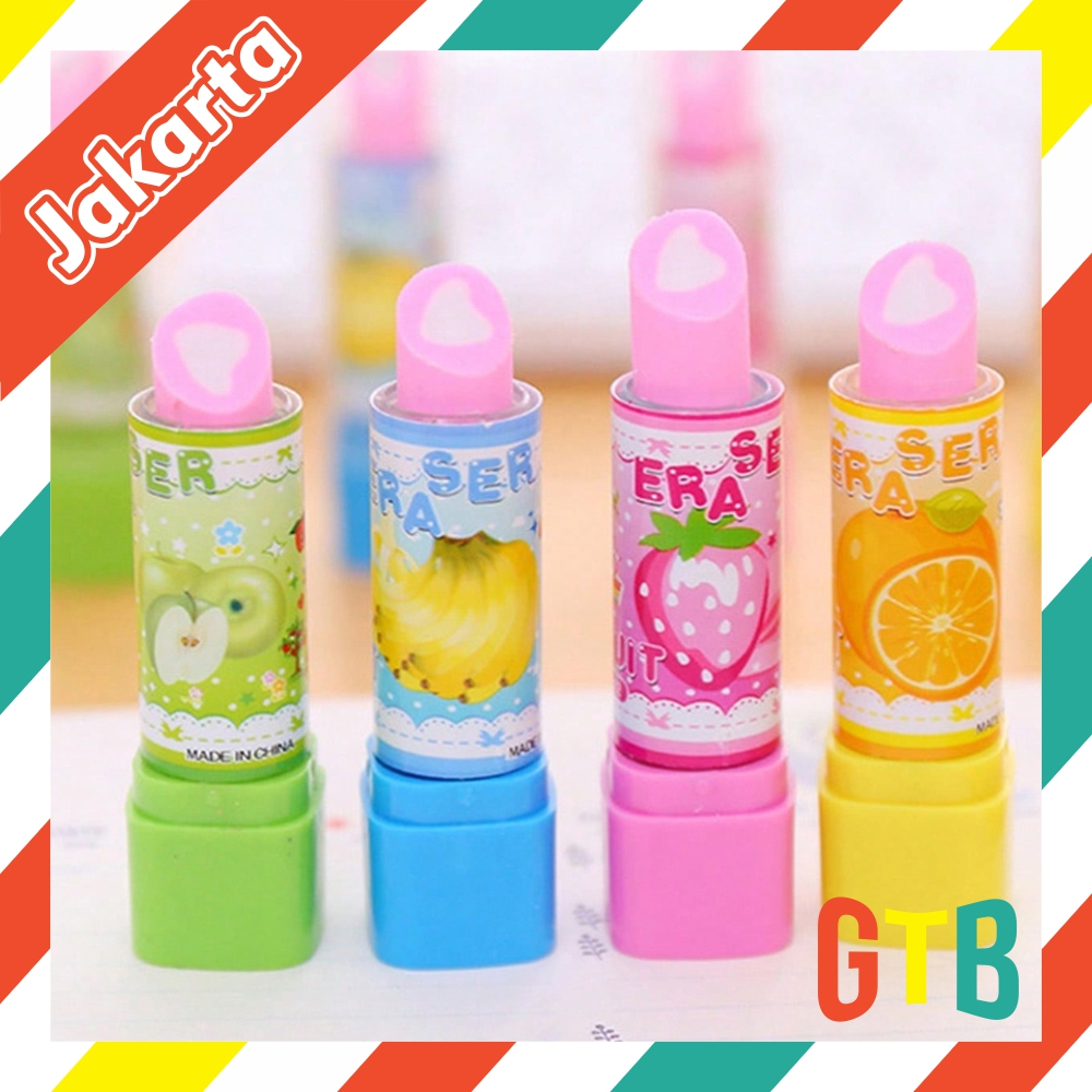 

❤️GTB❤️ PENGHAPUS KARAKTER LIPSTIK DENGAN TUTUP / PENGHAPUS MOTIF / ALAT TULIS LUCU / STIPPPA S067