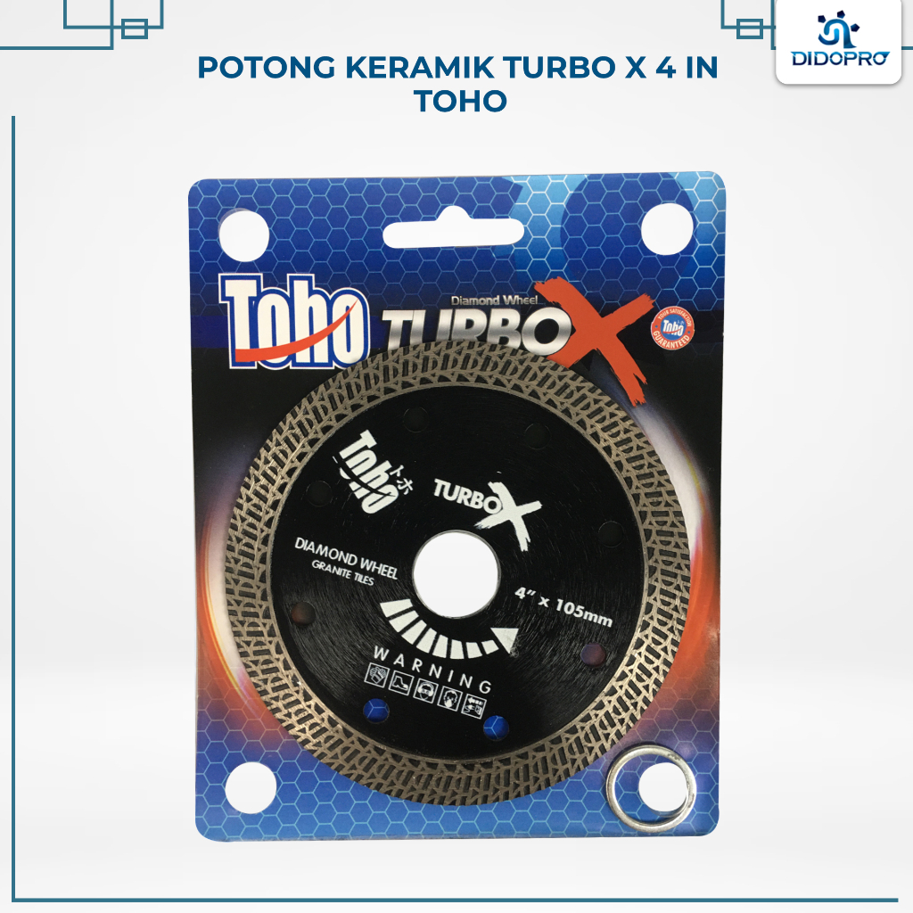 Diamond Wheel TURBO X TOHO 4&quot; - Mata Potong Keramik Granit Marmer