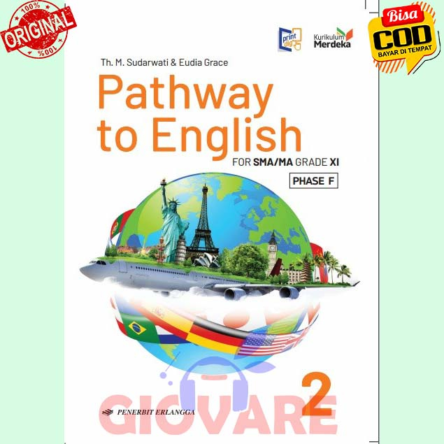 BUKU PATHWAY TO ENGLISH KELAS 11 ERLANGGA KURIKULUM MERDEKA | PATHWAY TO ENGLISH 2/KM
