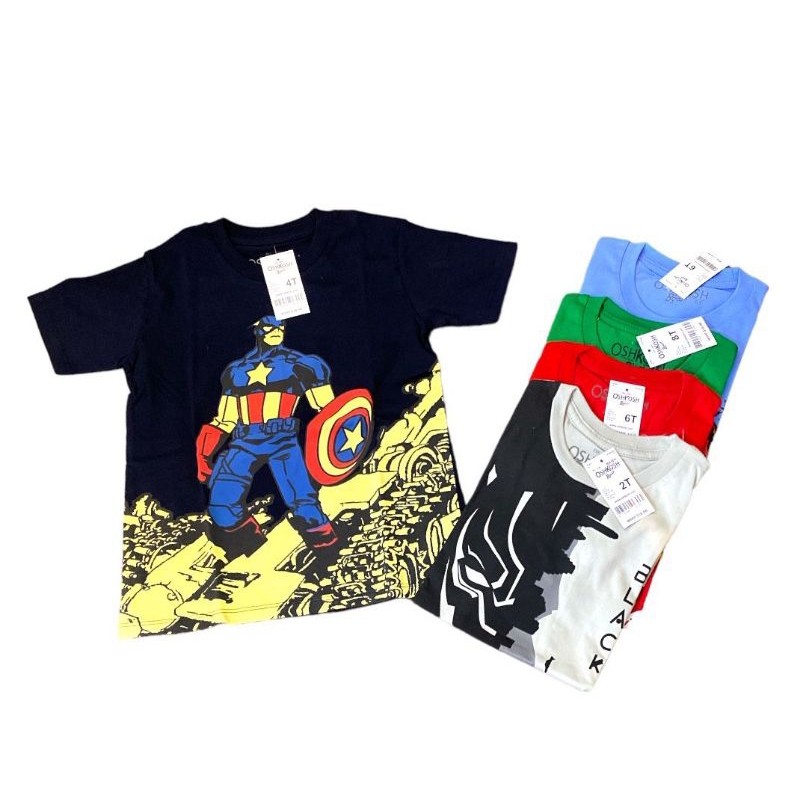 KAOS OSHKOSH BOY SUPERHERO PENDEK