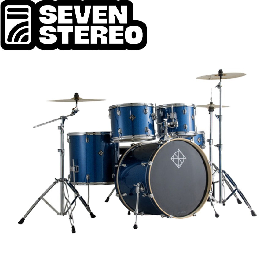 DIXON SP522A Drum Set Dixon Spark Series Ocean Blue Sparkle