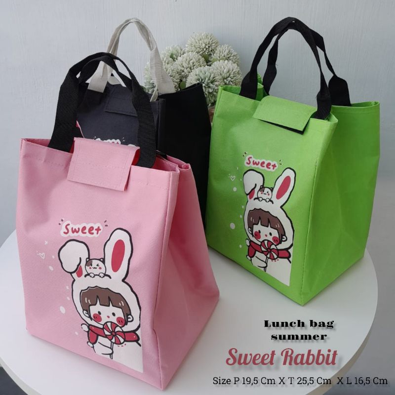 SZ MEDIUM LUNCH BAG SUMMER TAS BEKAL UNIK
