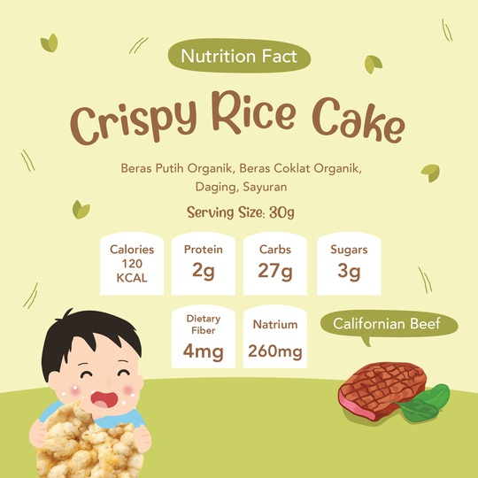 Grouu - Crispy Rice Cake - Snack Bayi / Cemilan Bayi