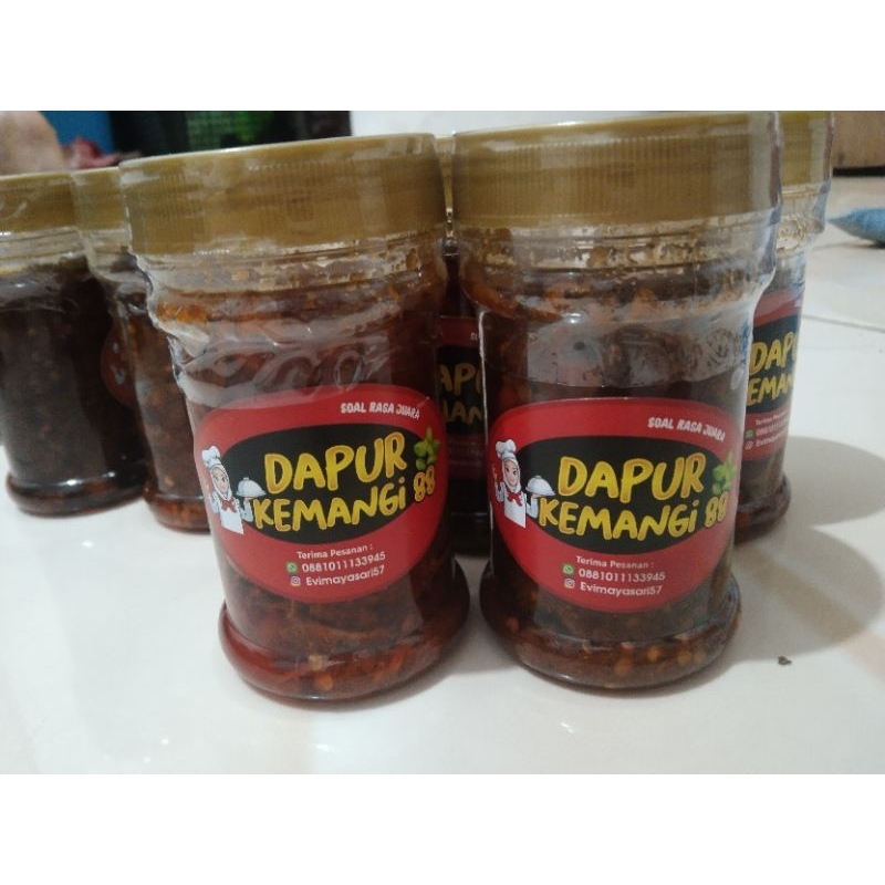 

Sambal Teri jontor 150gram Dapur kemangi