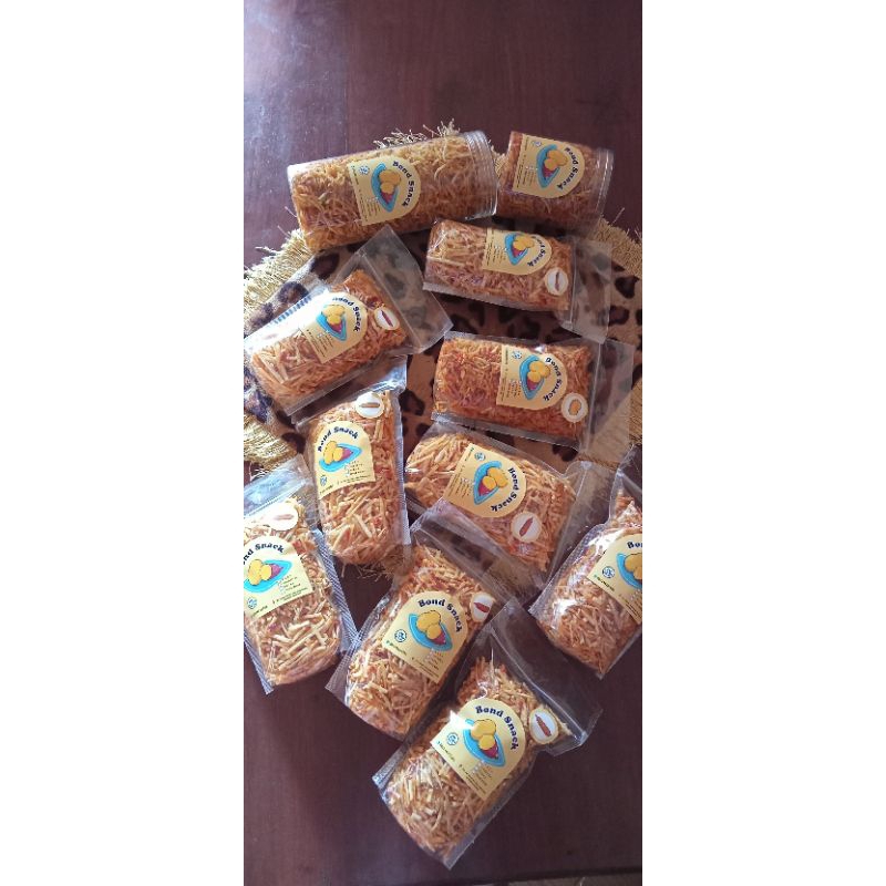 

Keripik / Stik Talas Pedas Manis