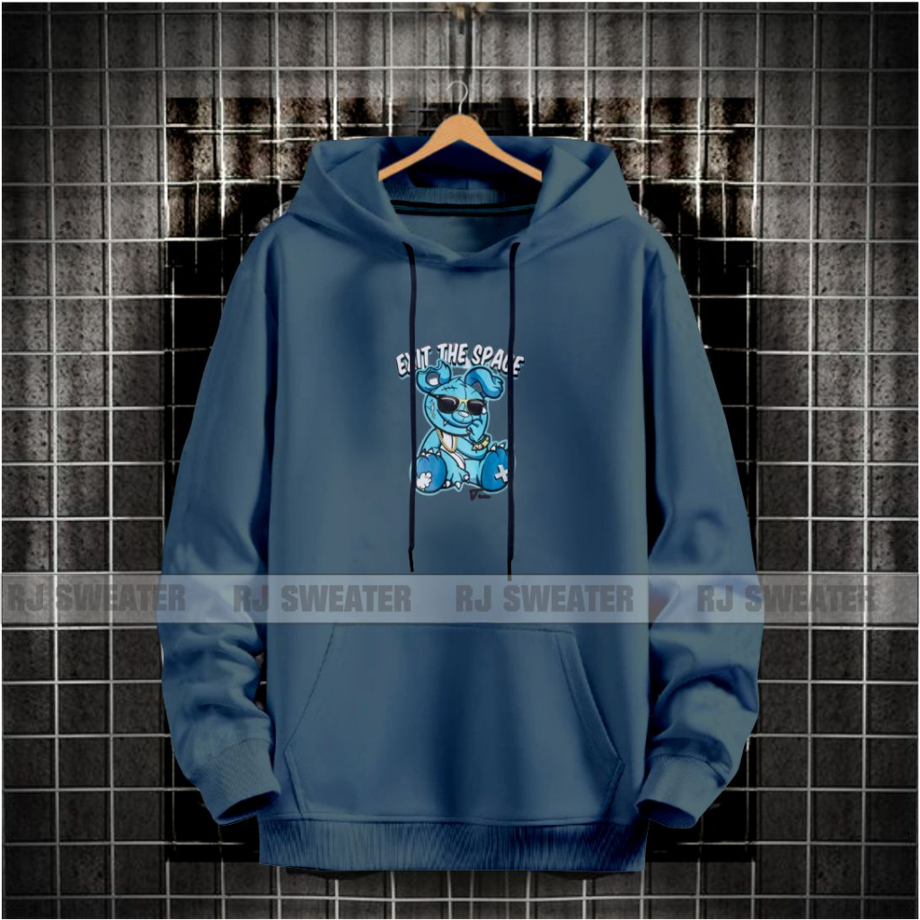 Sweater hoodie pria wanita motif THE RABBITS / Hoodie kekinian trend terbaru