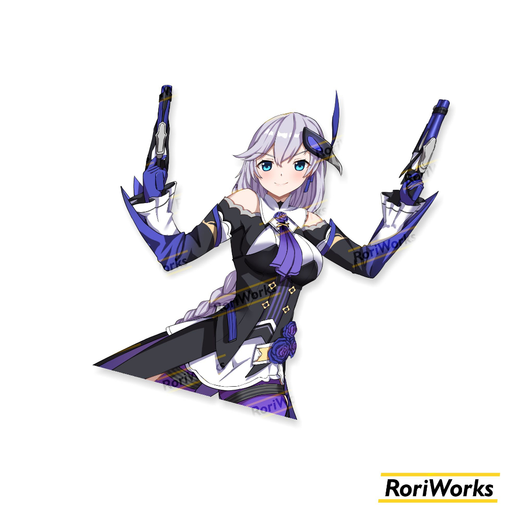 Stiker Kiss cut - Kallen (Sixth Serenade) | Honkai Impact 3