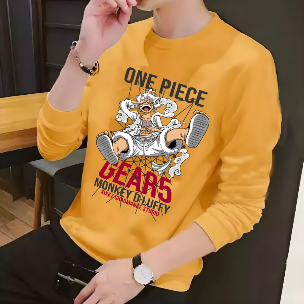 KAOS PRIA LENGAN PANJANG / KAOS COWOK MODEL TERBARU KOREA / KAOS PRIA KEREN / BAJU KAOS PRIA MODEL S