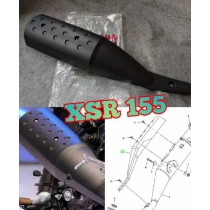 TAMENG KNALPOT XSR 155 ORIGINAL