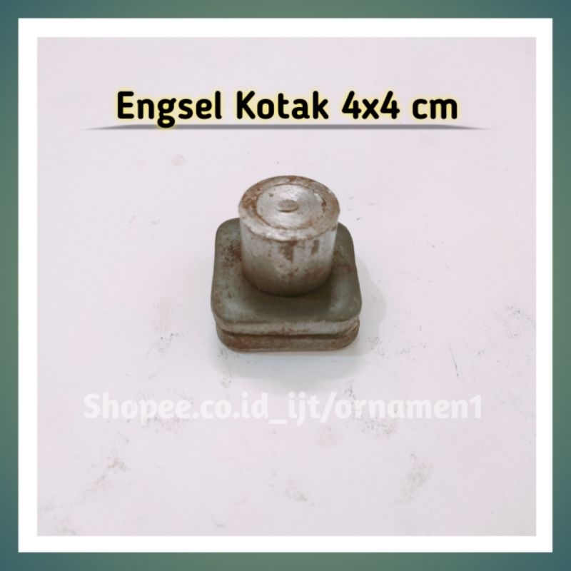 Engsel kotak tanam besi 4x4