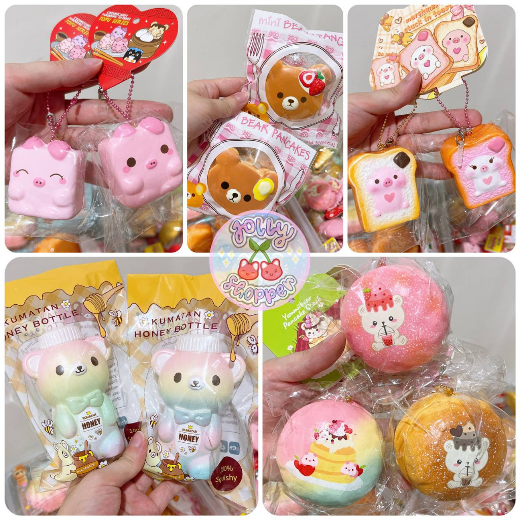 [READY STOCK] Terbaru Edisi 2023 BNIP Creamiicandy Marshmelli Tofu / Punimaru mini pancake squishy /